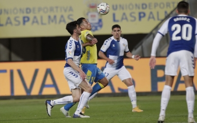 Jaime Sánchez, en una acció de l'últim partit amb Araujo | UDLP